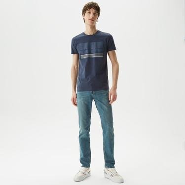  Lacoste Erkek Mavi T-Shirt