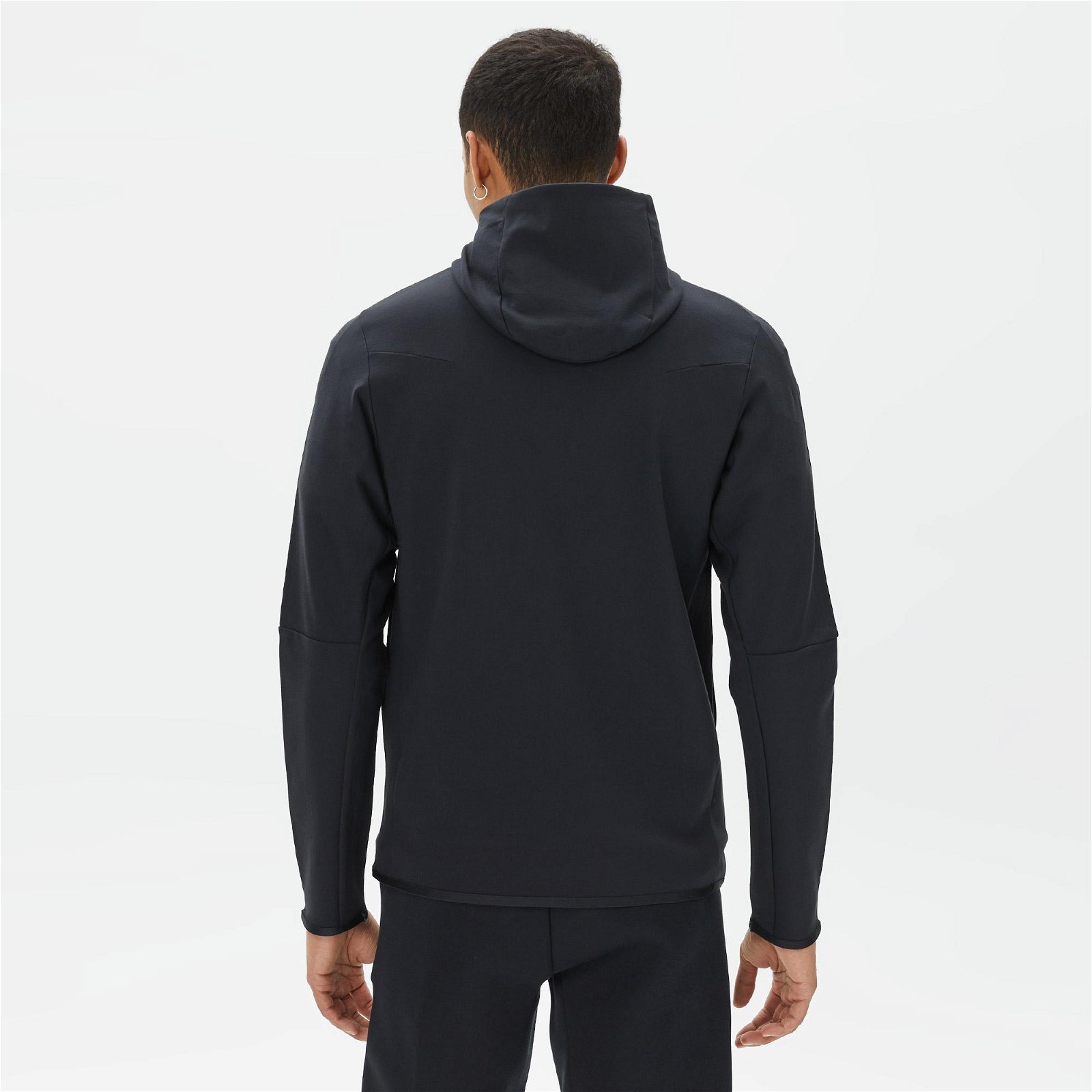 Nike Tech Full Zip Lightweight Erkek Siyah Sweatshirt