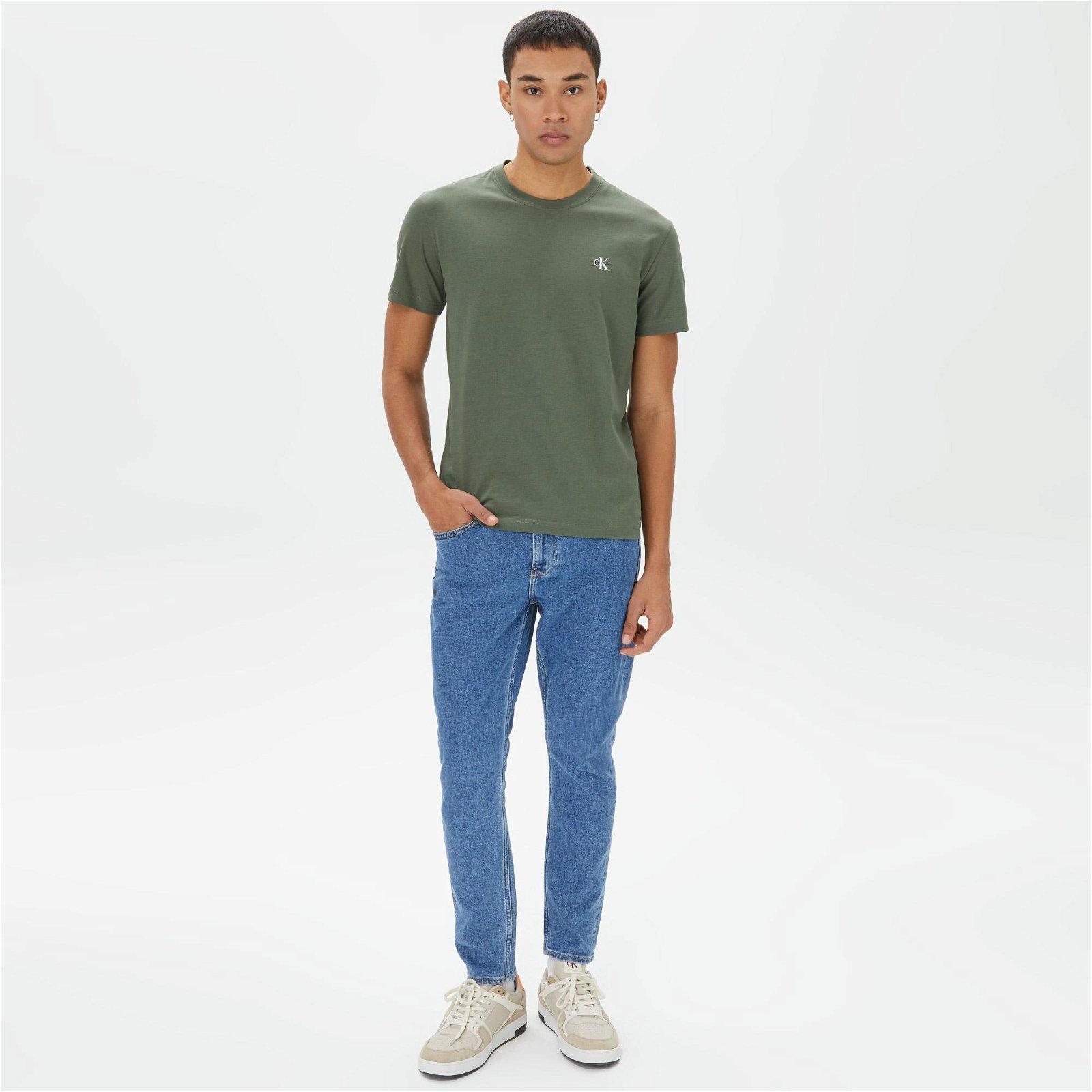 Calvin Klein Jeans 2 Pack Monologo Erkek Turuncu T-Shirt