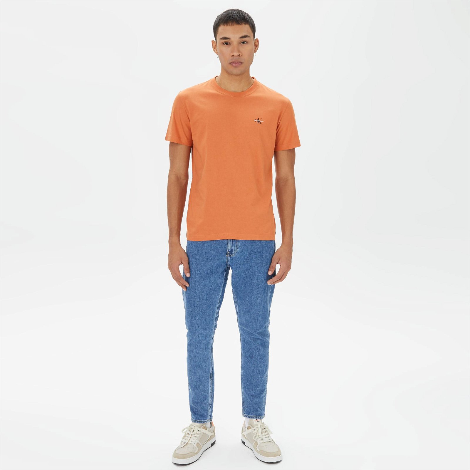 Calvin Klein Jeans 2 Pack Monologo Erkek Turuncu T-Shirt
