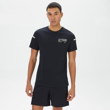  Nike Dri-FIT Flash Erkek Siyah T-Shirt