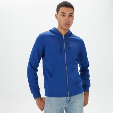  Levi's Core Zip Up Erkek Mavi Sweatshirt
