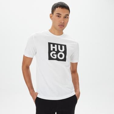  Hugo Daltor Erkek Beyaz T-Shirt