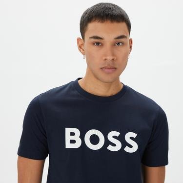  Boss Tiburt Erkek Lacivert Sweatshirt