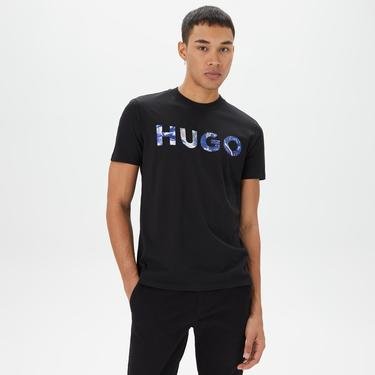  Hugo Dhled Erkek Siyah T-Shirt