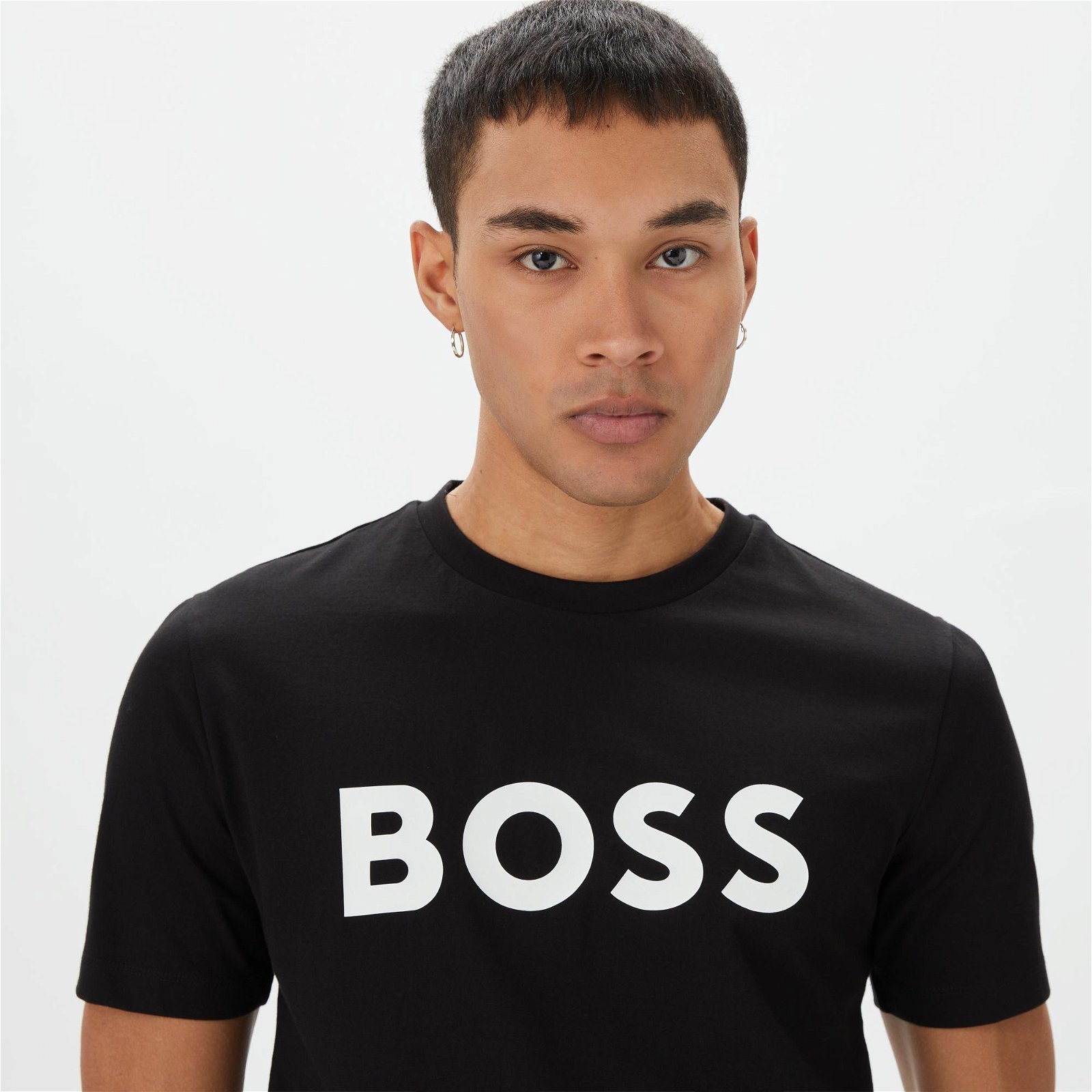 Boss Tiburt Erkek Siyah T-Shirt