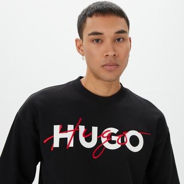  Hugo Droyko Erkek Siyah Sweatshirt