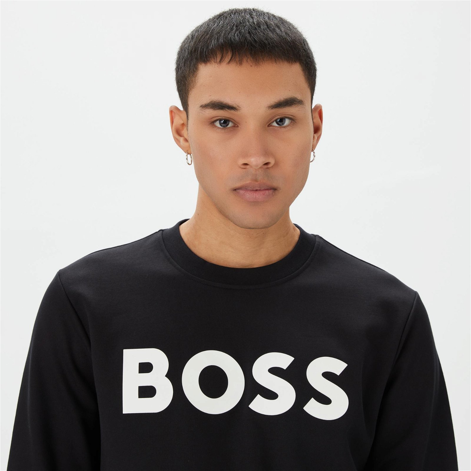 Boss Soleri Erkek Siyah Sweatshirt