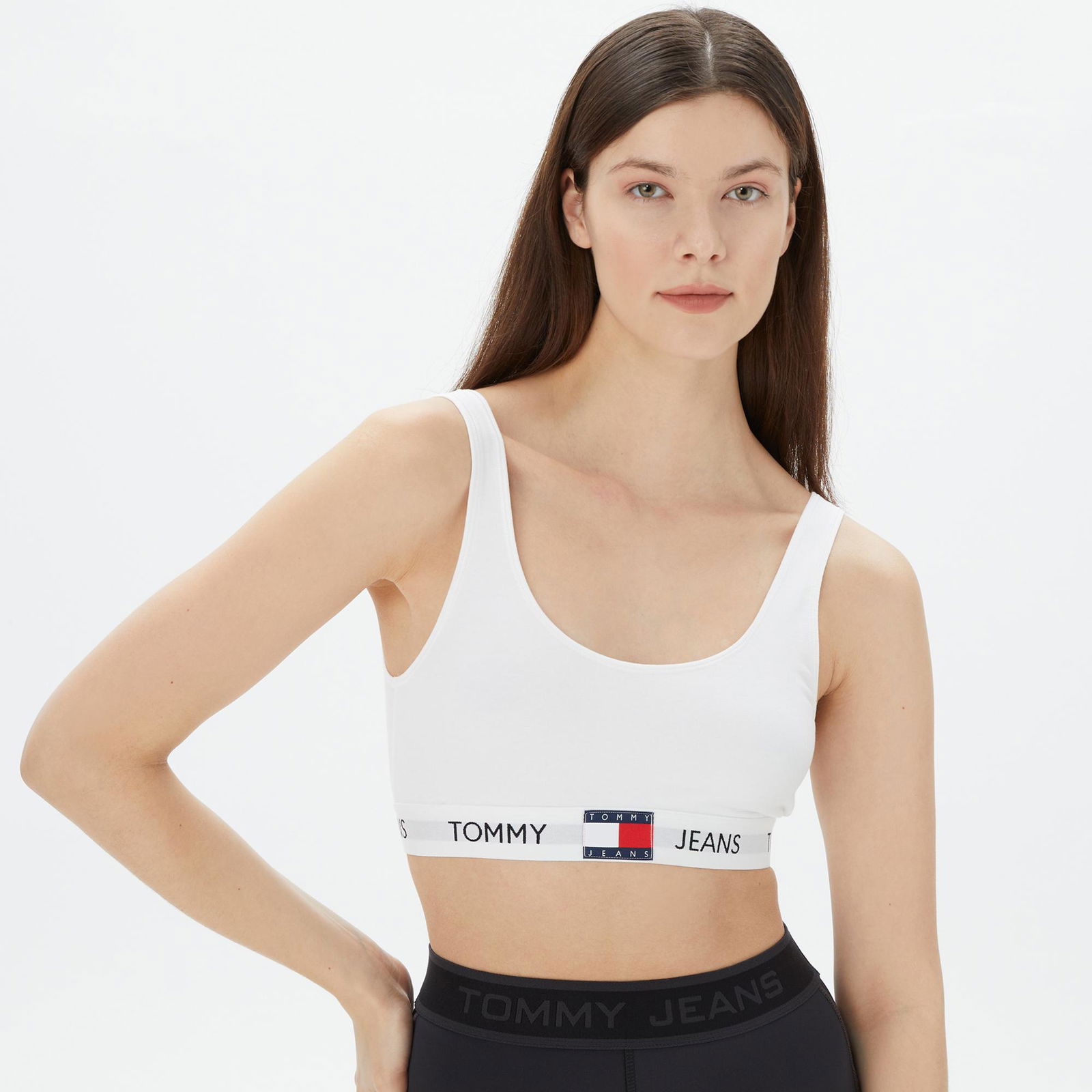 Tommy Jeans Unlined Kadın Beyaz Bra