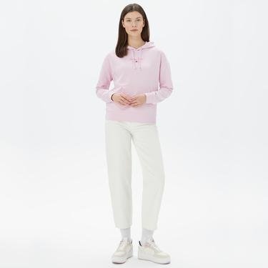  Tommy Jeans Bxy Essential Logo 2+ Hoodie Kadın Pembe Sweatshirt