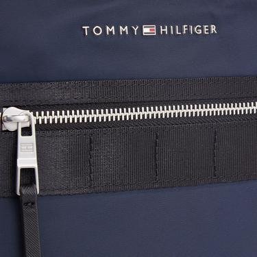  Tommy Hilfiger Elevated Nylon Mini Crossover Erkek Mavi Omuz Çantası