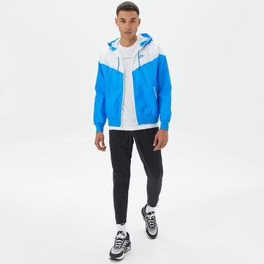  Nike Woven Lnd Windrunner Hooded Erkek Mavi Ceket