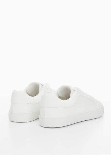 Mango Çocuk Bağcıklı Spor Ayakkabı Beyaz