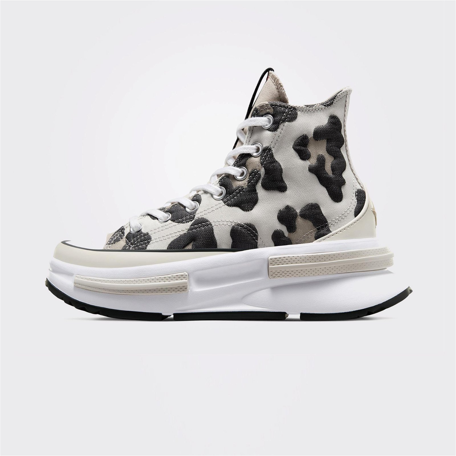Converse Run Star Legacy Cx Platform Leopard Love Erkek Siyah Sneaker