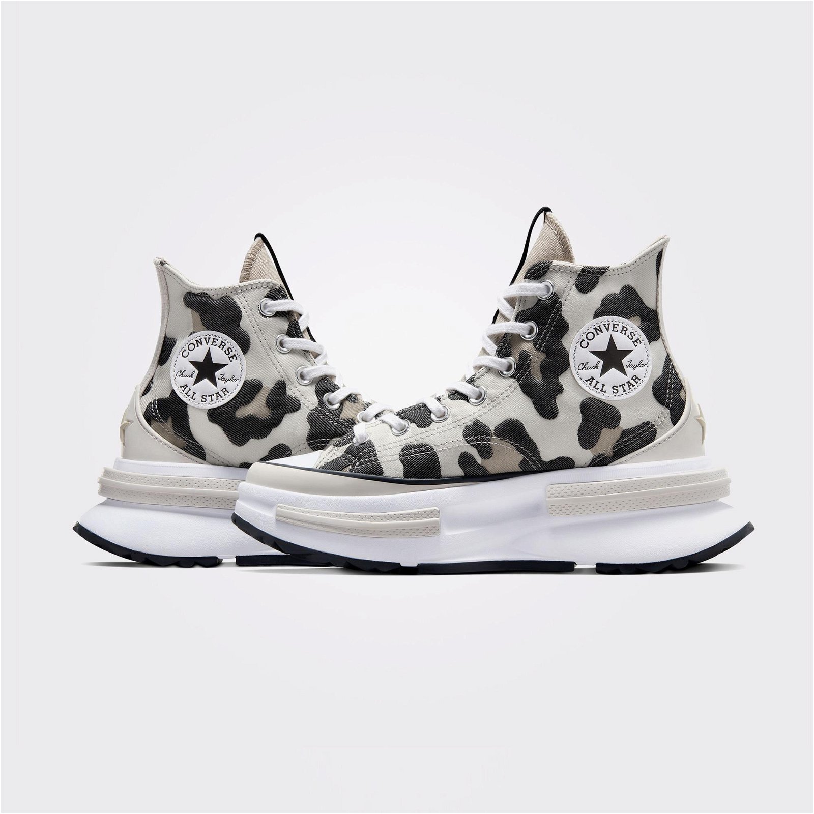 Converse Run Star Legacy Cx Platform Leopard Love Erkek Siyah Sneaker