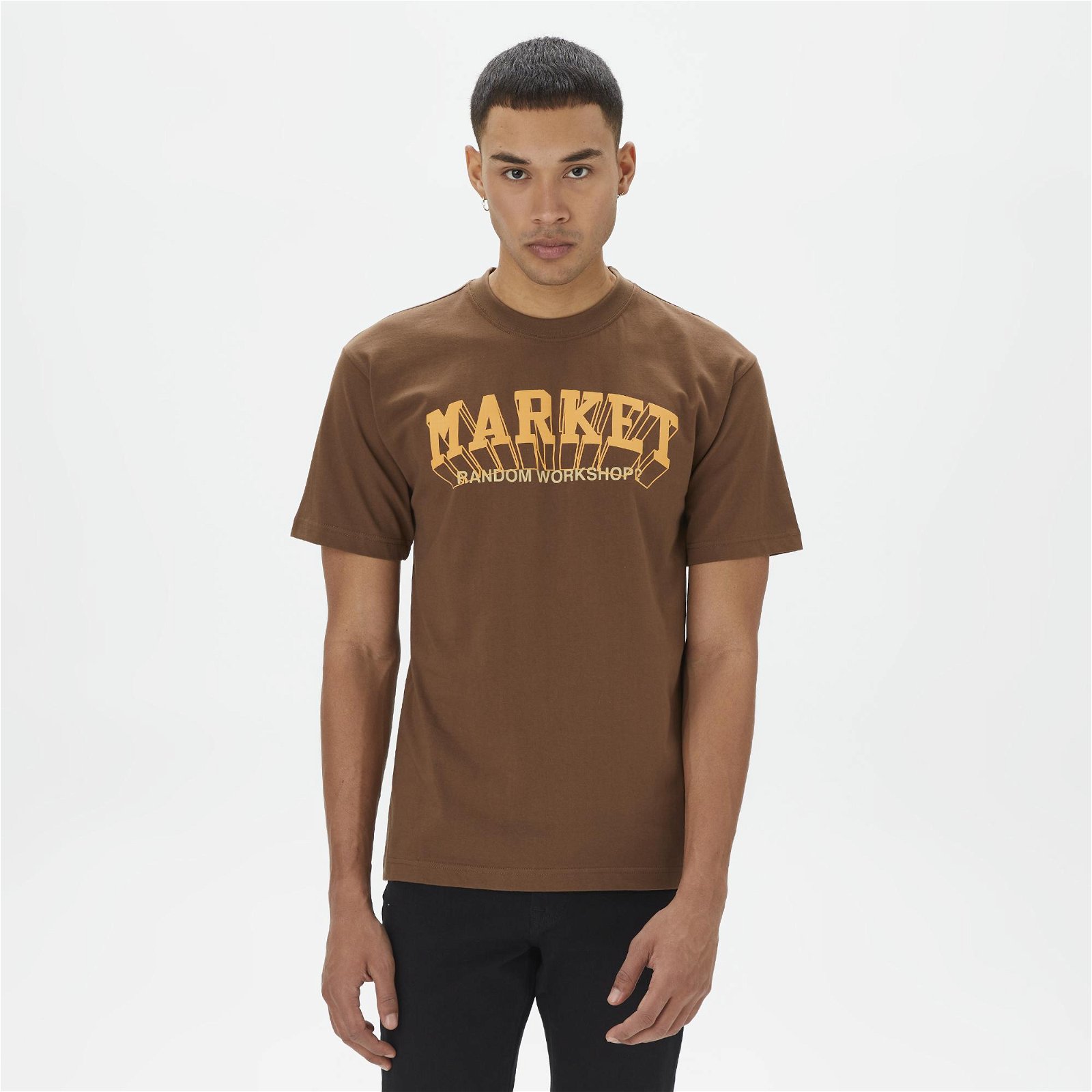 Market Super Market Erkek Kahverengi T-Shirt