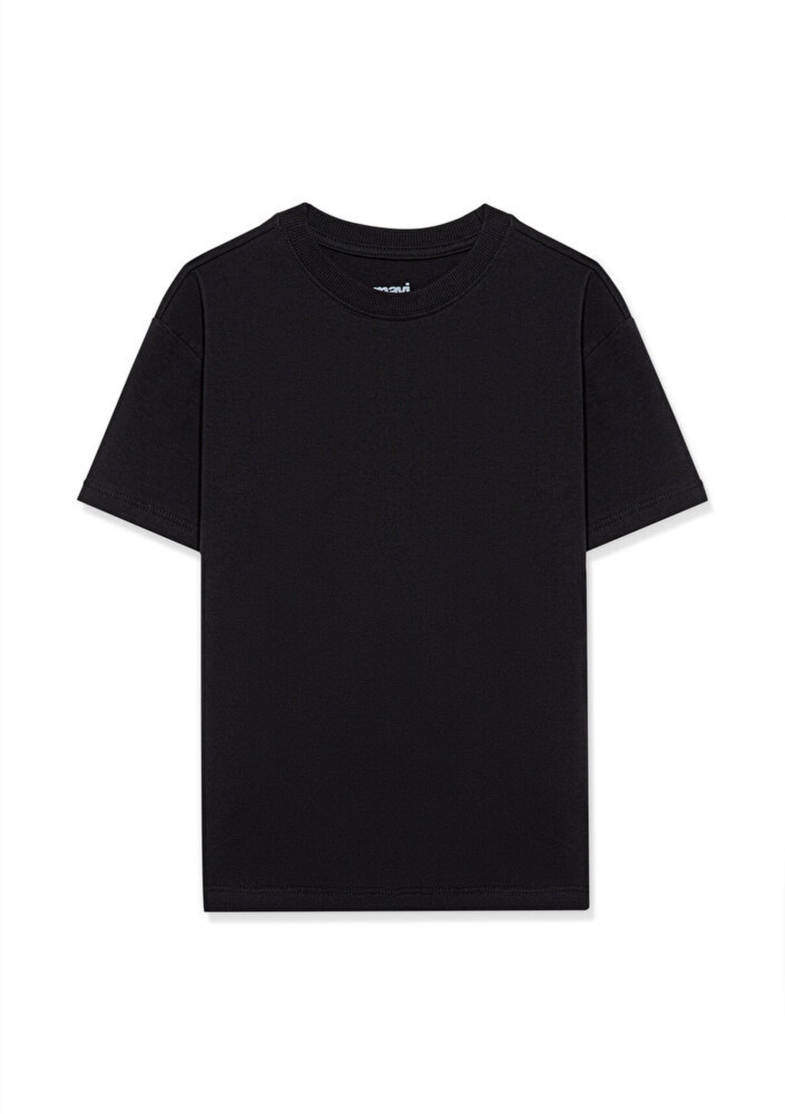 Mavi Siyah Basic Tişört Loose Fit / Bol Rahat Kesim 6610185-900