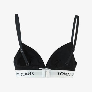  Tommy Jeans Padded Triangle Kadın Siyah Bra