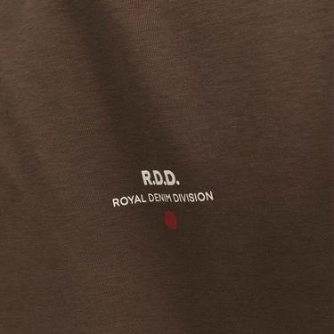  R.D.D. Royal Denim Division Crew Neck Erkek Kahverengi T-Shirt