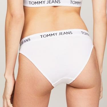  Tommy Jeans Bikini Kadın Beyaz Külot
