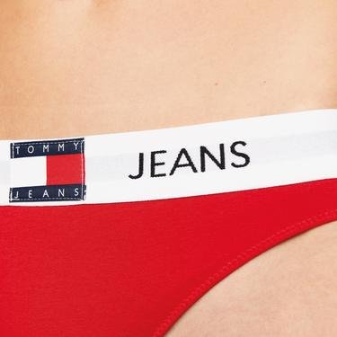  Tommy Jeans Bikini Kadın Kırmızı Külot