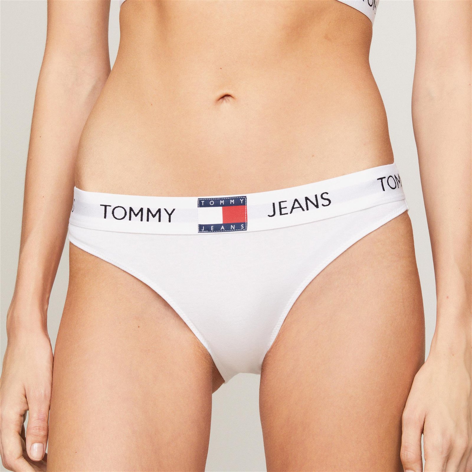 Tommy Jeans Bikini Kadın Beyaz Külot
