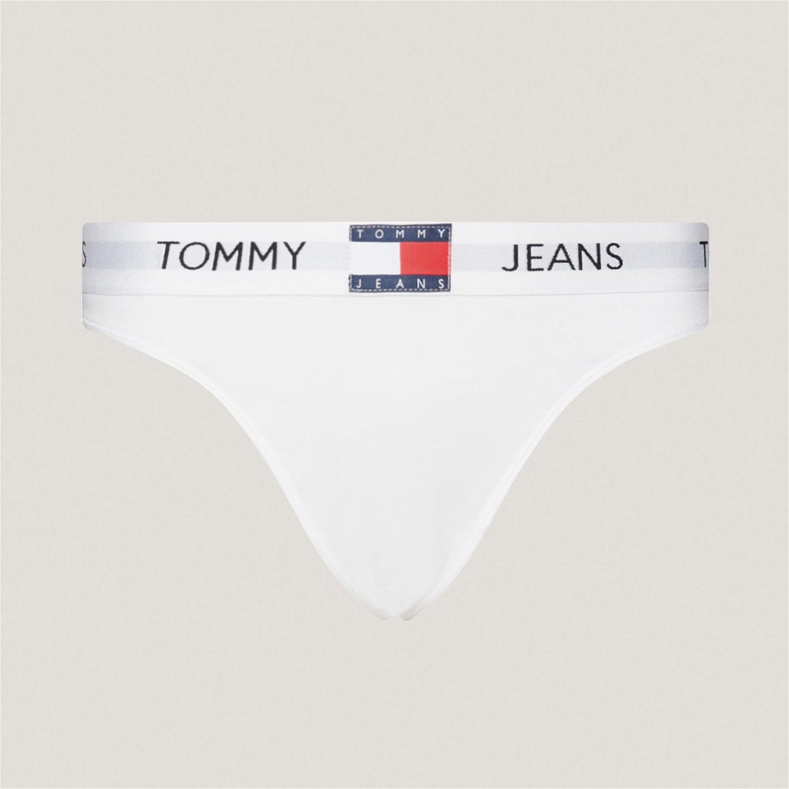 Tommy Jeans Thong Kadın Beyaz Külot