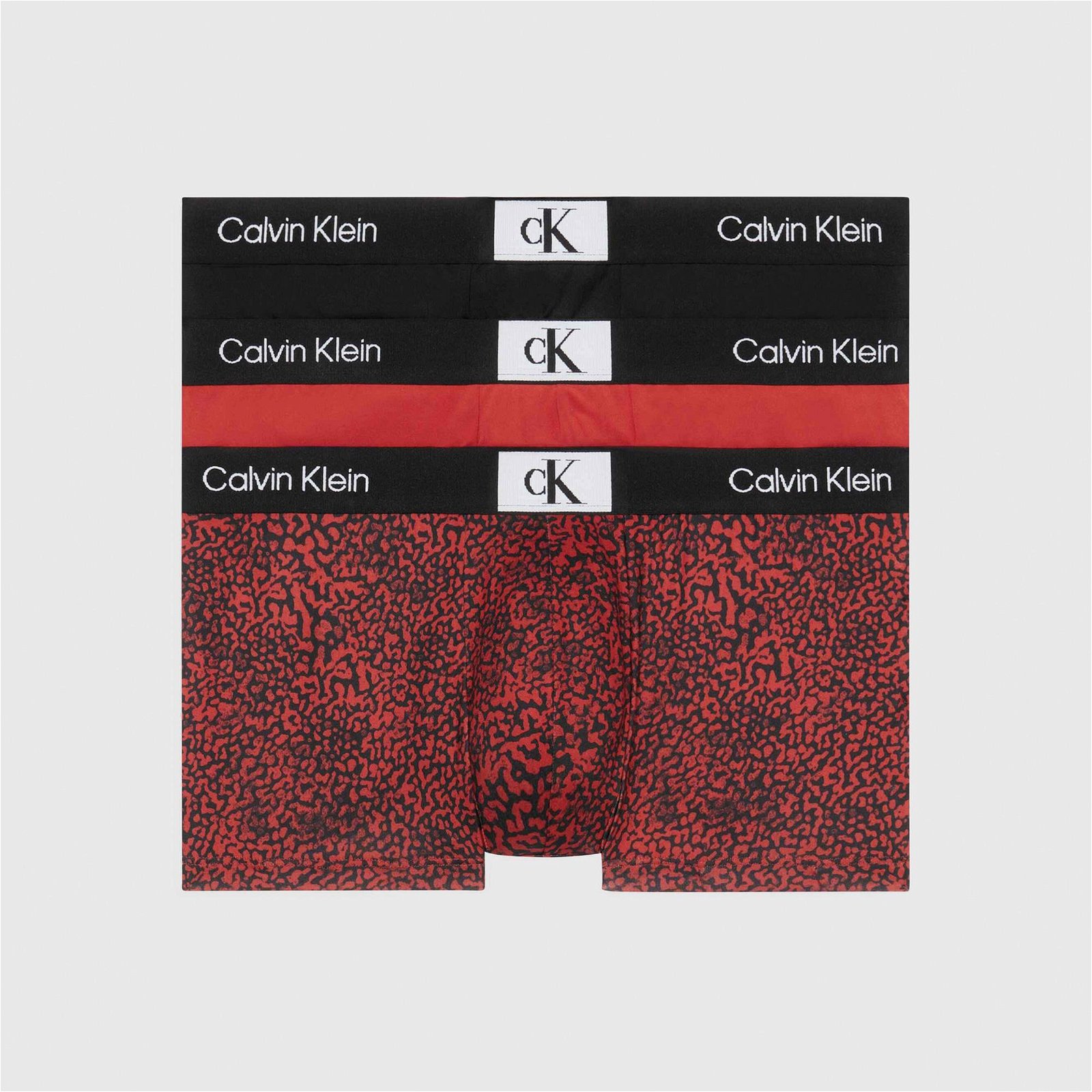 Calvin Klein Low Rise Trunk 3'lü Erkek Renkli Boxer