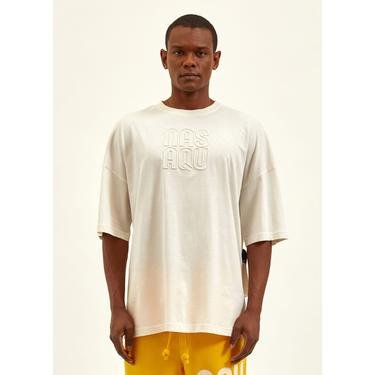  Nasaqu Unisex Oversize Krem T-Shirt