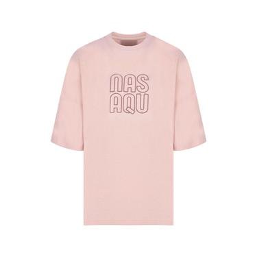  Nasaqu Unisex Oversize Pudra T-Shirt