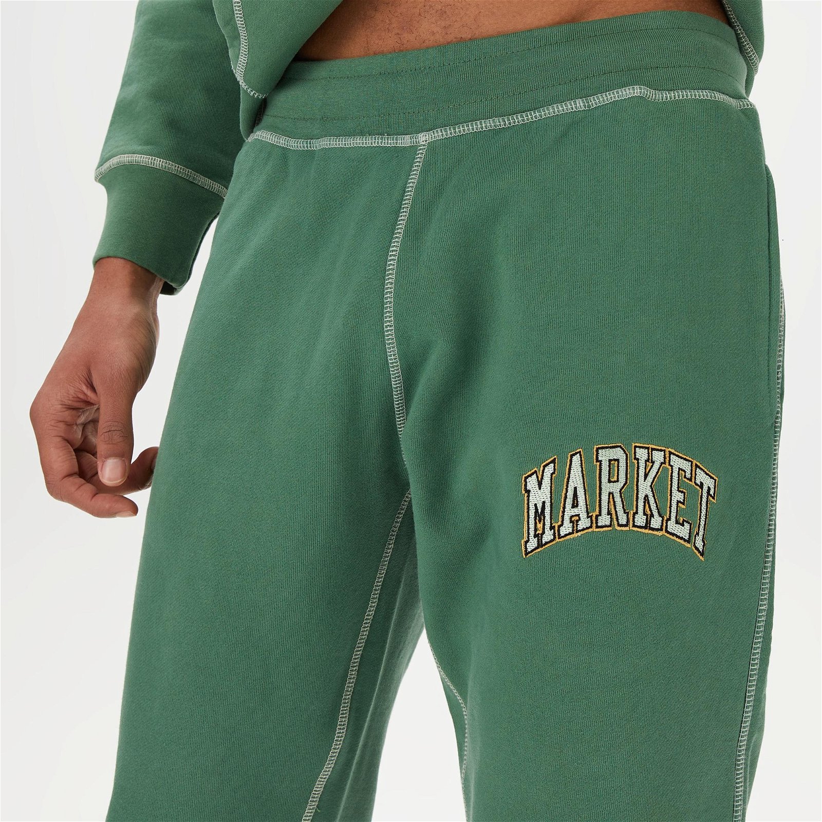 Market Triple Stitch Erkek Yeşil Eşofman Altı