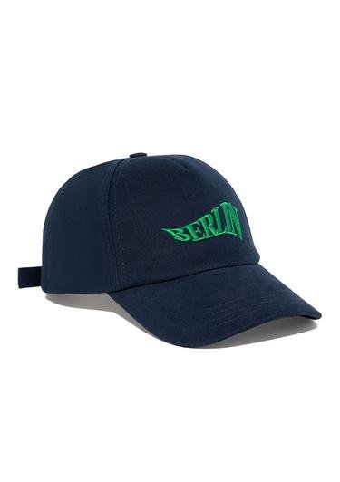  Mavi Berlin Nakışlı Lacivert Şapka 0911274-33652