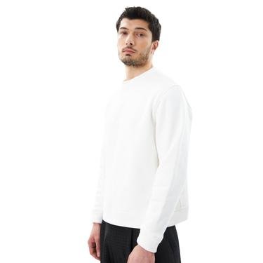  Evoq Nine Erkek Oversize Sweatshirt Beyaz