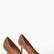 Mango Kadın Rugan Görünümlü Topuklu Ayakkabı Kahverengi