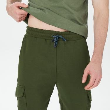  Scotch & Soda Cargo Sweat Jogger Erkek Yeşil Pantolon