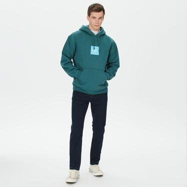  HUF Set Box Pullover Erkek Yeşil Sweatshirt
