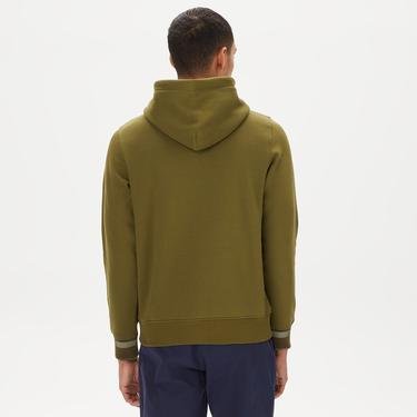  Tommy Hilfiger Monotype Collegiate Hoodie Erkek Yeşil Sweatshirt