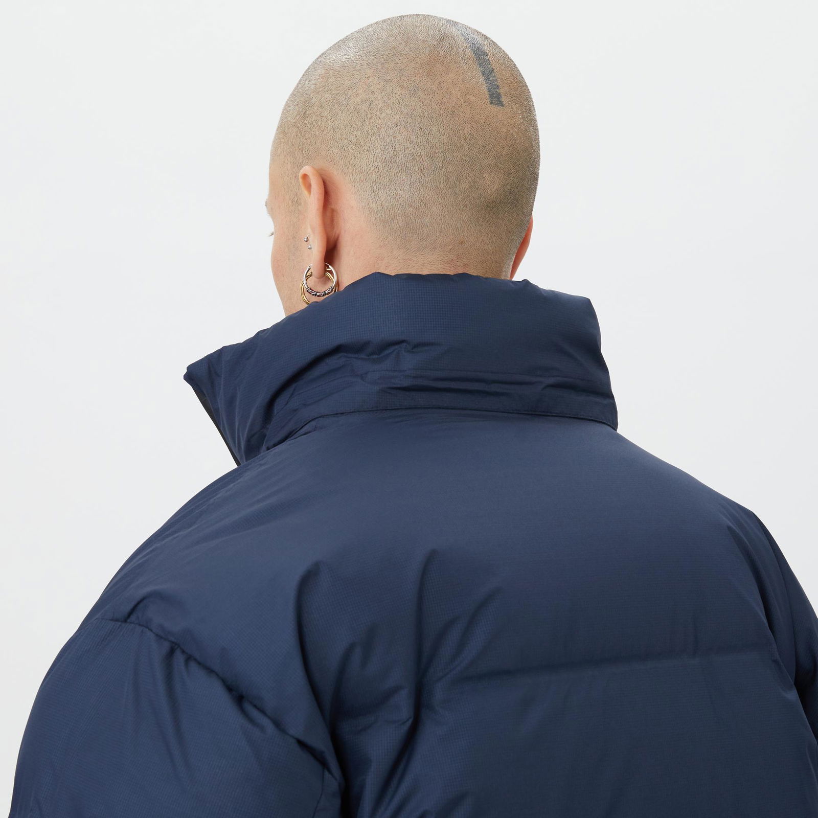 Tommy Jeans Alaska Protect Puffer Erkek Lacivert Mont