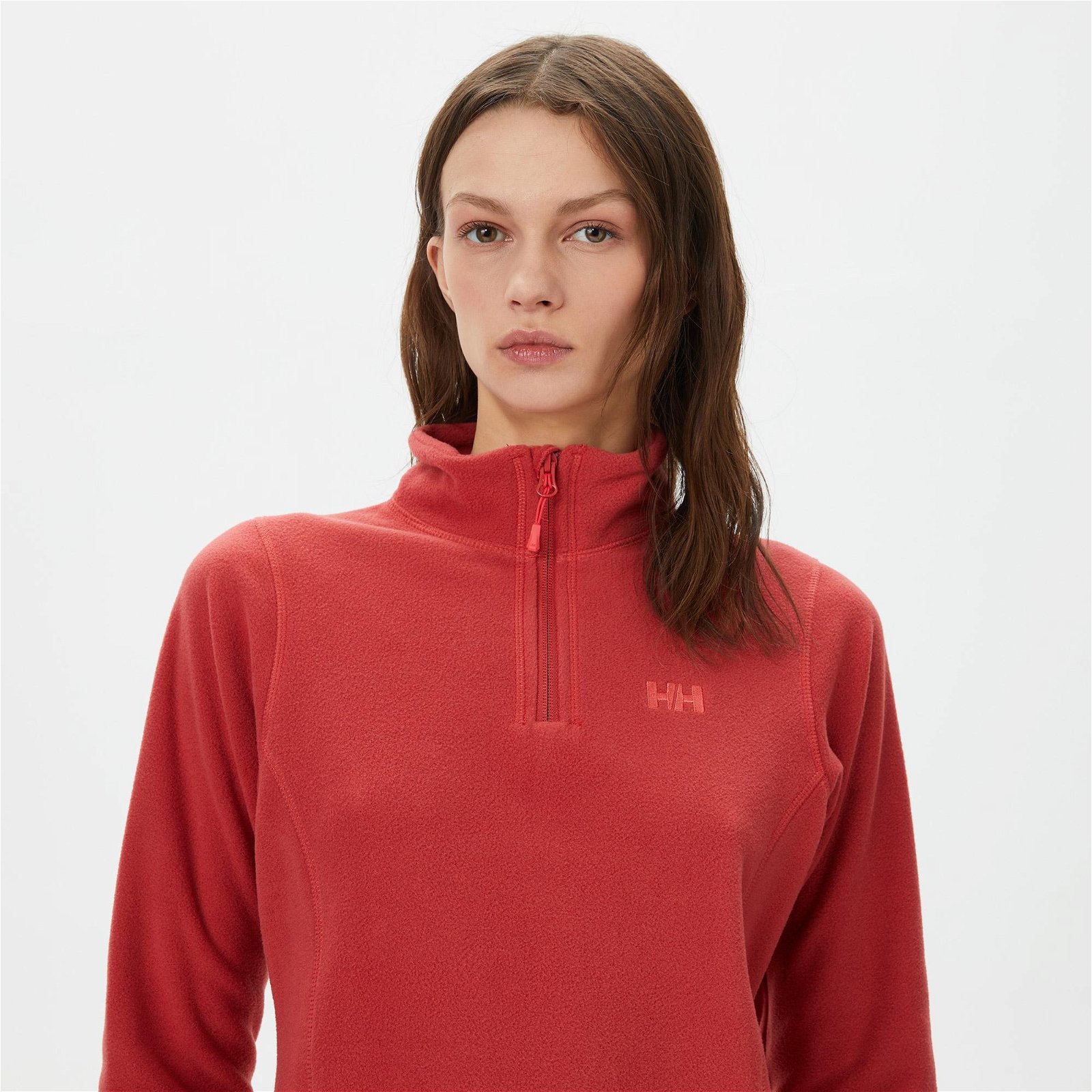 Helly Hansen Slope Polar Fleece Kadın Kırmızı Sweatshirt