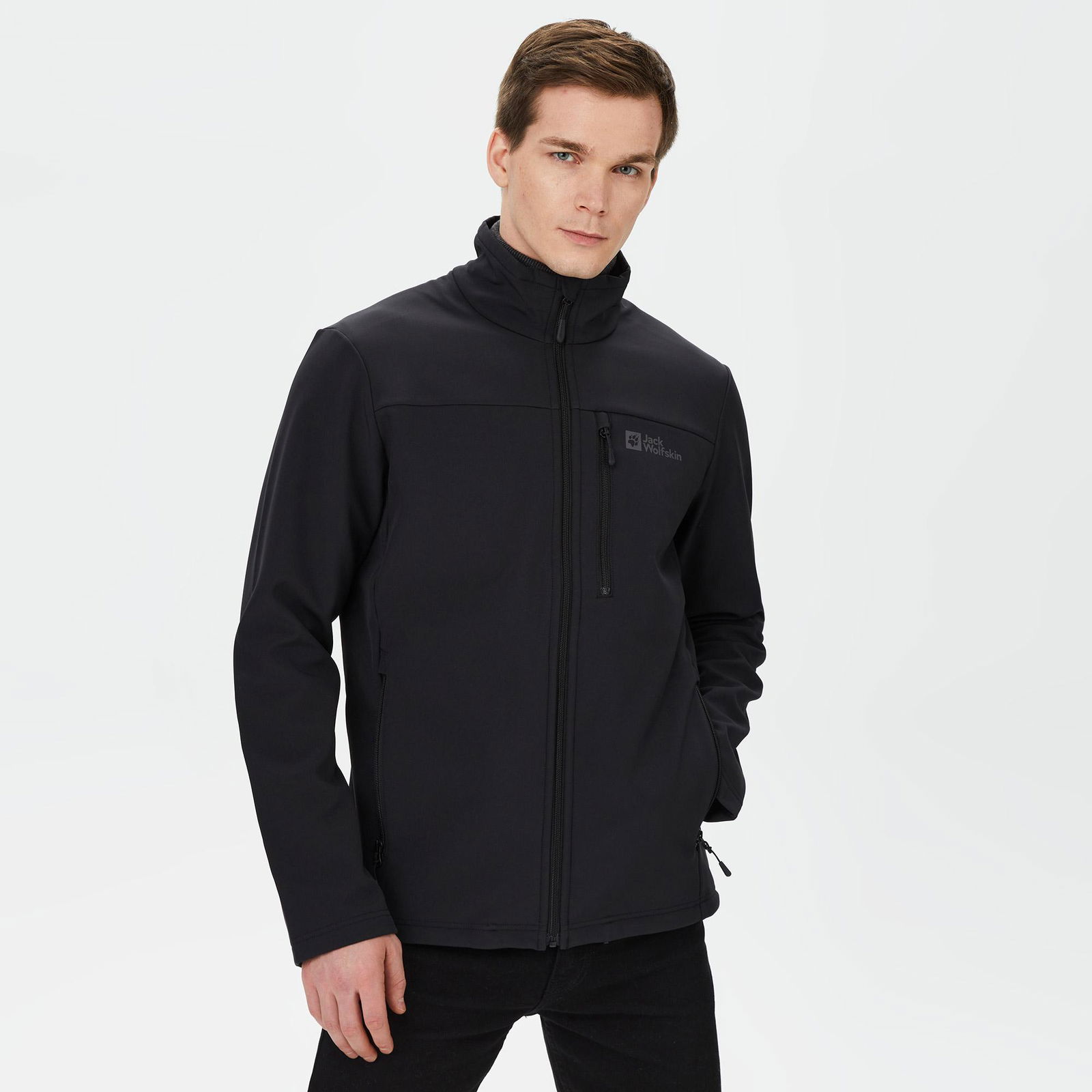 Jack Wolfskin Whirlwinden Erkek Siyah Ceket