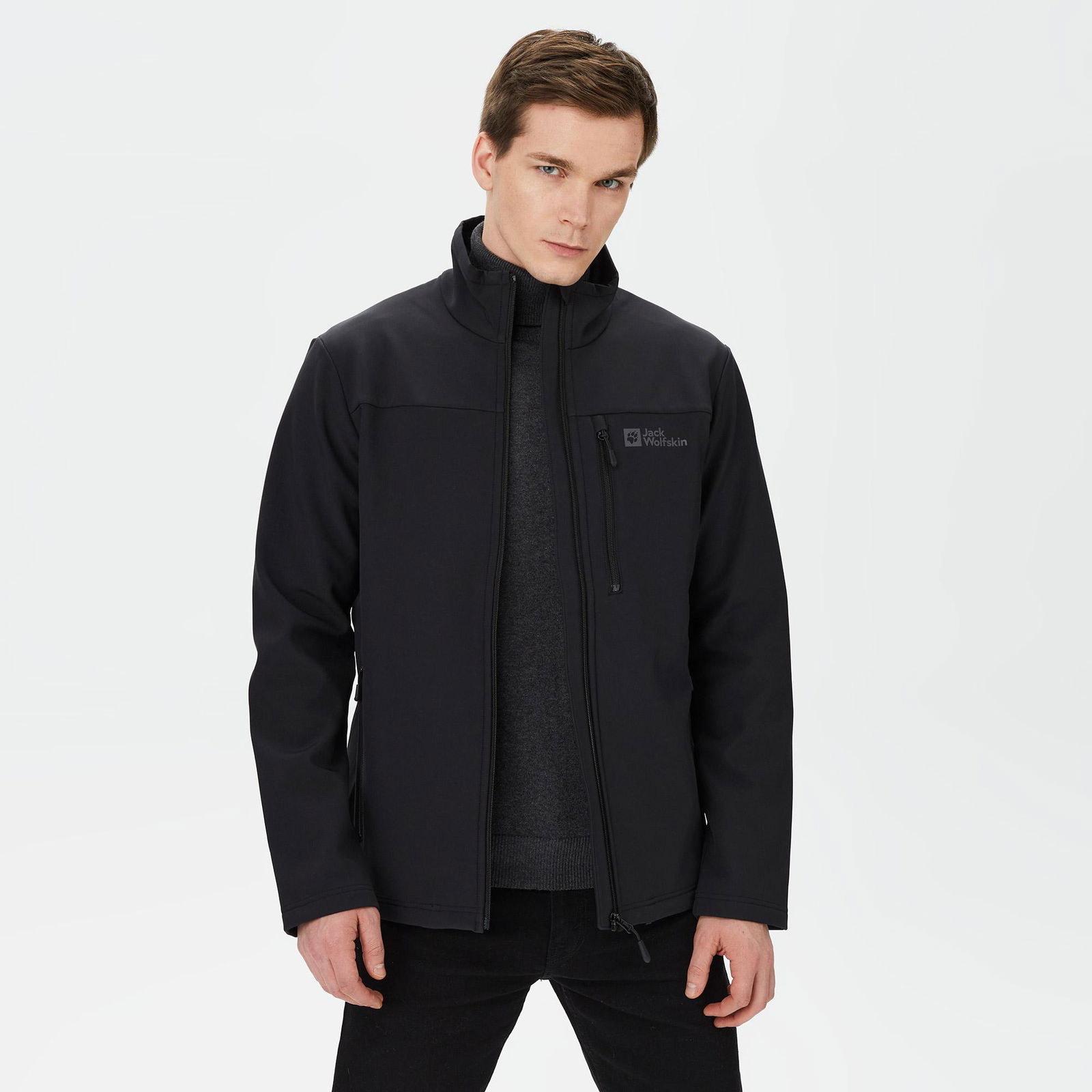 Jack Wolfskin Whirlwinden Erkek Siyah Ceket