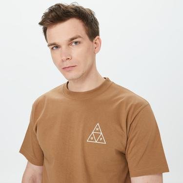  HUF Set Tt Kısa Kollu Erkek Kahverengi T-Shirt