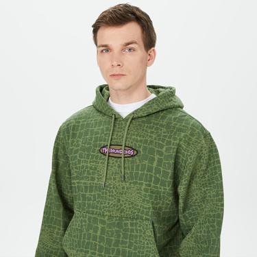  The Hundreds Croc Pullover Erkek Yeşil Sweatshirt