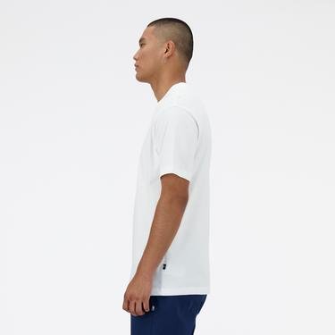  New Balance Athletics Models Never Age Relaxed Erkek Beyaz T-Shirt