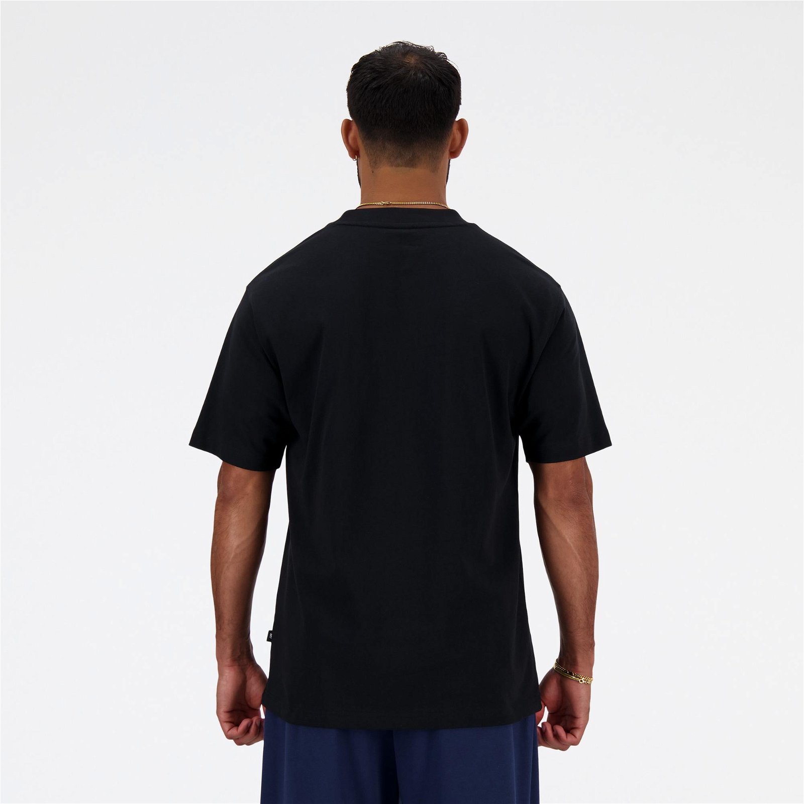 New Balance Athletics Models Never Age Relaxed Erkek Siyah T-Shirt