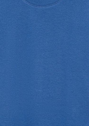  Mavi Bisiklet Yaka Mavi Sweatshirt 6S10036-70719