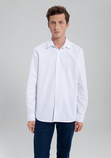  Mavi Beyaz Gömlek Slim Fit / Dar Kesim 0210944-620