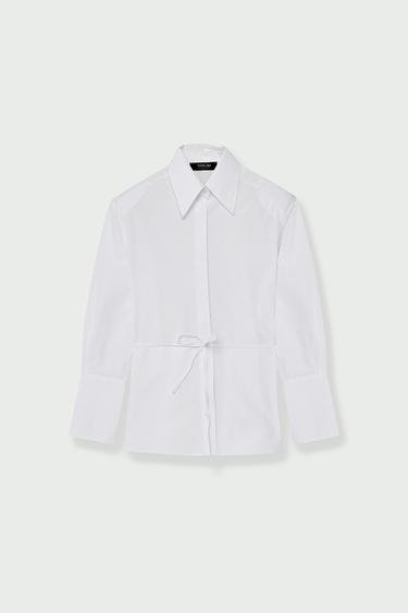  Vatkalı Kadın Vatkalı Beyaz Gömlek - Limited Edition Beyaz