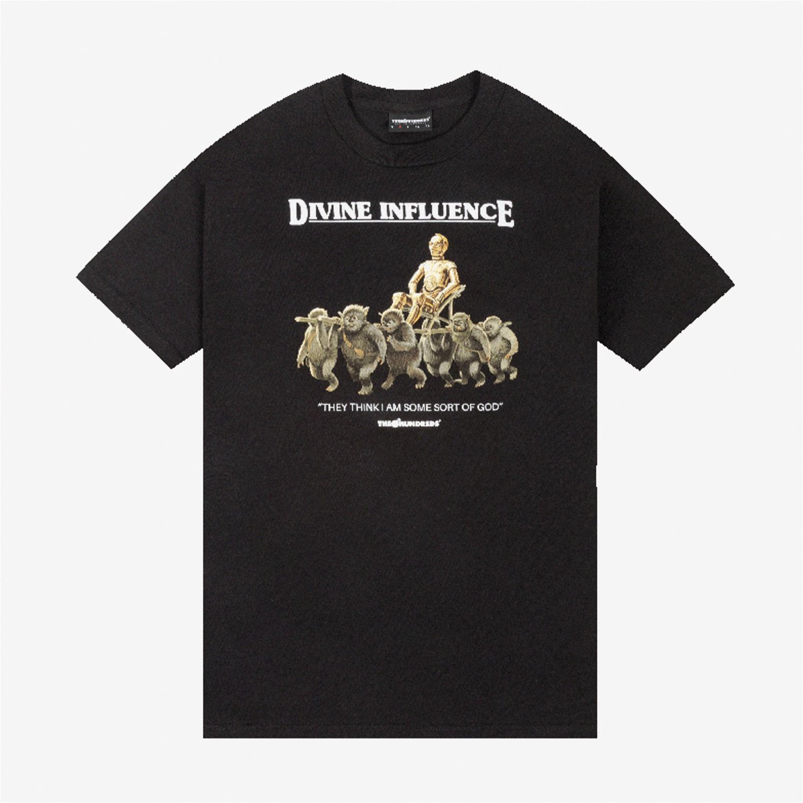 The Hundreds Divine Influence Erkek Siyah T-Shirt
