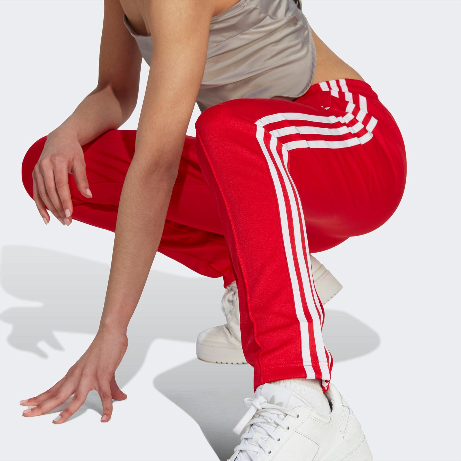 adidas Adicolor Classics SST Kadın Kırmızı Eşofman Altı